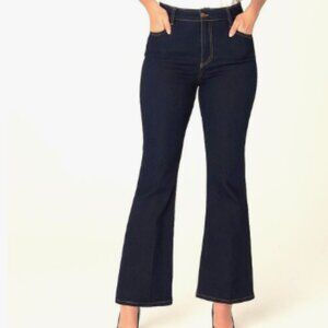 Boden Dark Blue Denim Flare Jeans Sz 8R (US)